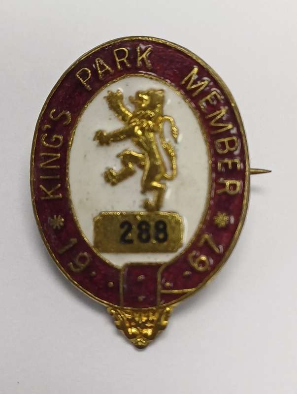 Kings Park Rugby Stadium Members Badge 1967, 1968, 1970 and 1971