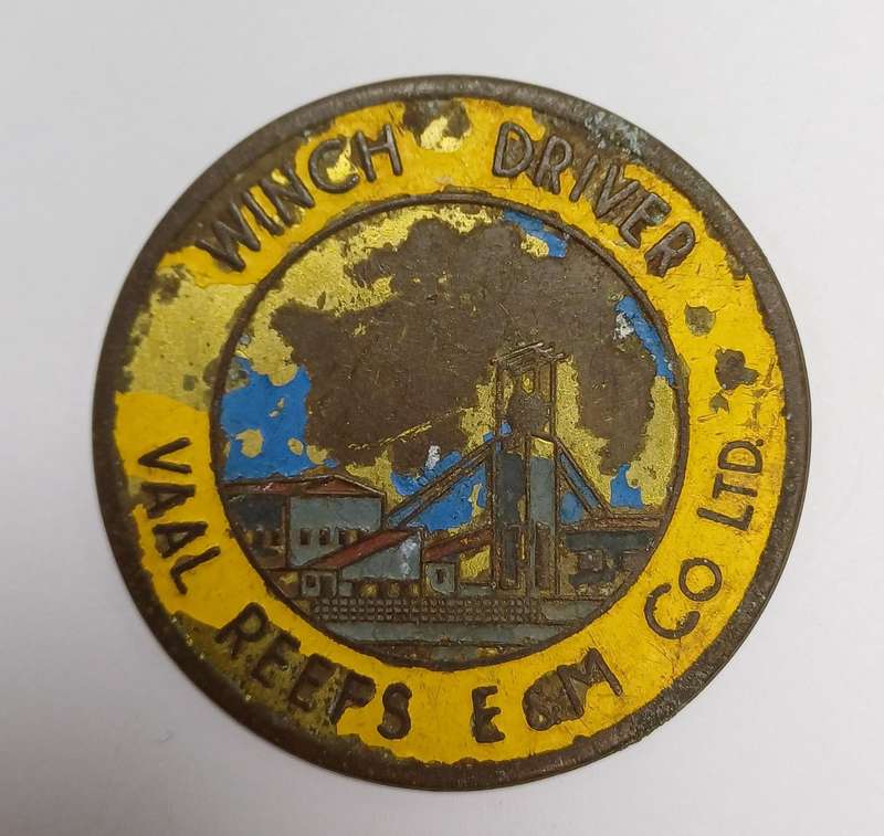 Rare Winch Driver Vaal Reefs E. & M. Co. LTD
