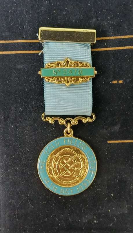 The Gold Field Lodge Masonic Jewel