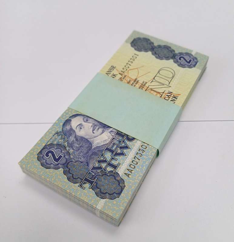 South Africa R2 AA Stals Full Bundle in UNC, Lower Numbers