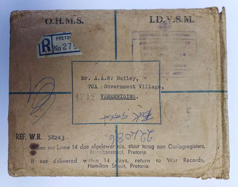 WWII Group Awarded to A. A. W. Bailey (58243)