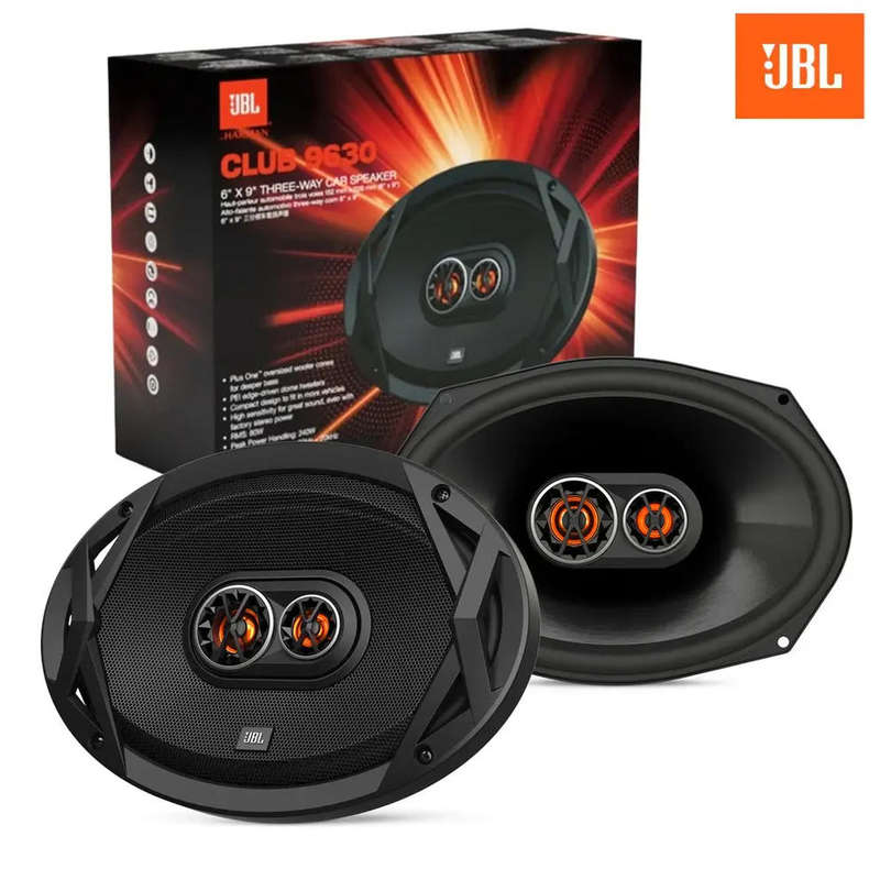 JBL Club 9630 6x9" 240w 3way Speakers