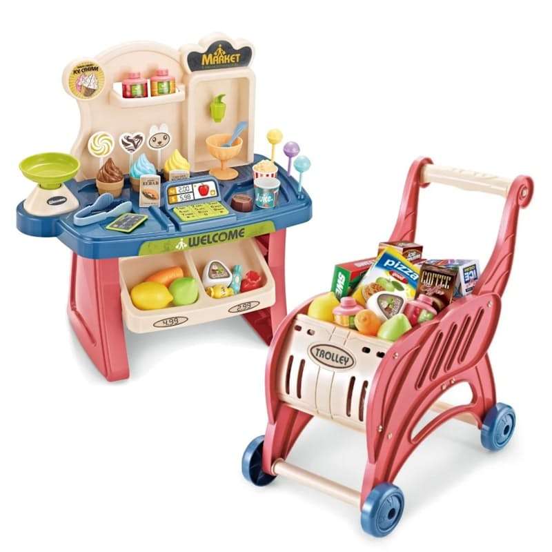 Play pretend supermarket