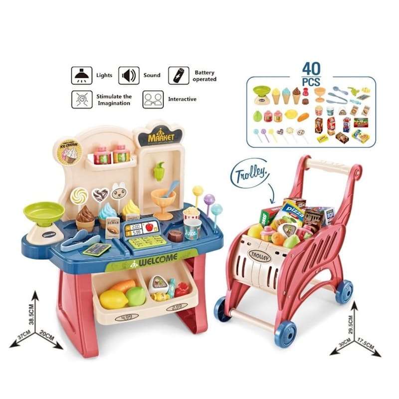 Play pretend supermarket