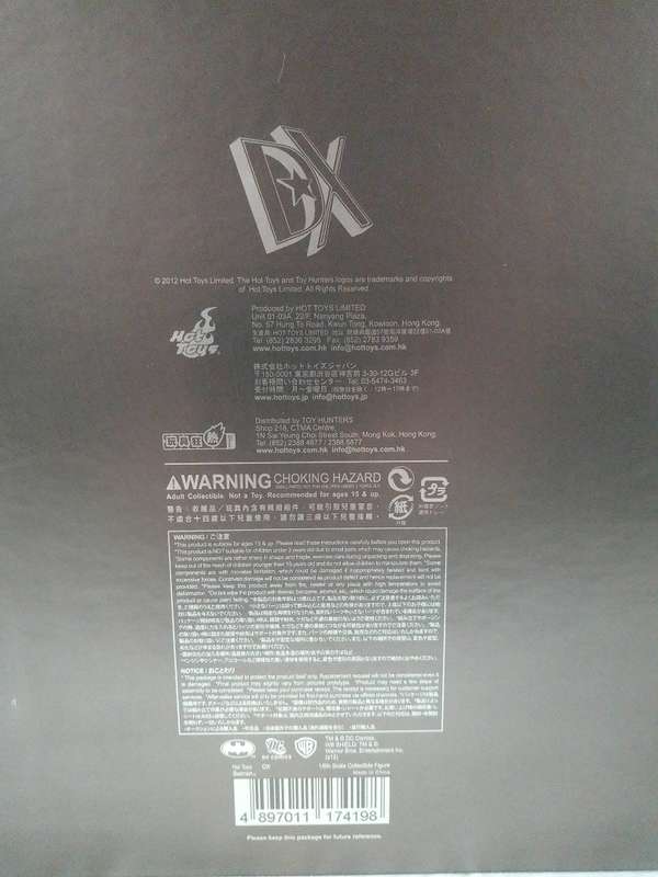 Hot toys Batman 1989 movie 1/6 Scale DX09 figure