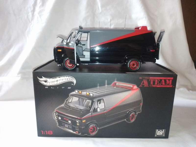 Hot wheels "A Team" van - Elite edition 1:18 scale