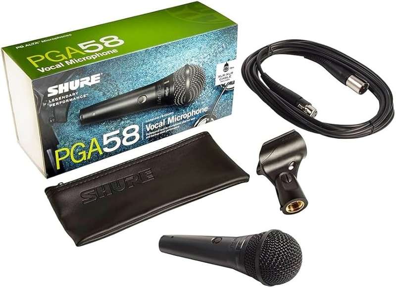 Shure PGA58-XLR Dynamic Cardioid Vocal Microphone