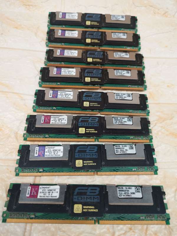 Kingston 2gb Pc2 server ram x 8