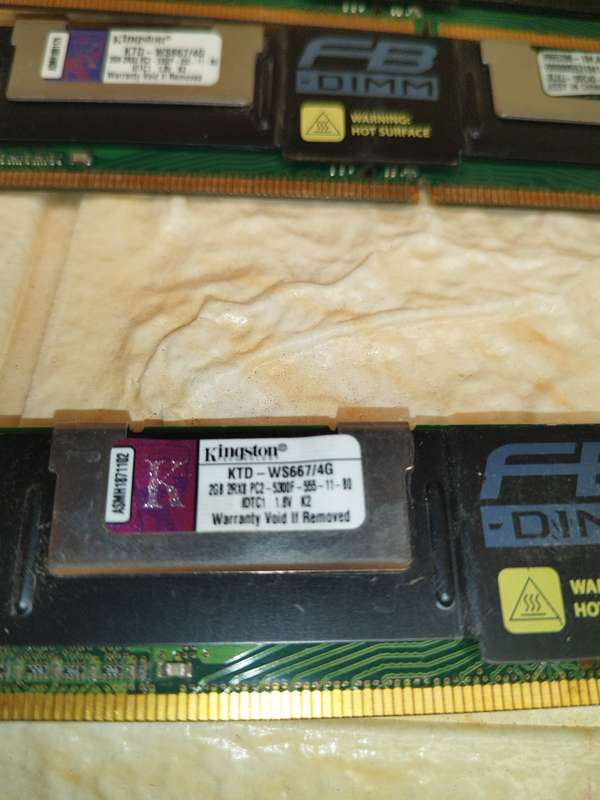 Kingston 2gb Pc2 server ram x 8