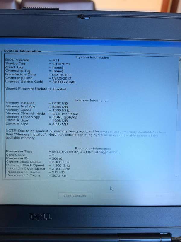 i3 Dell Latitude E5430