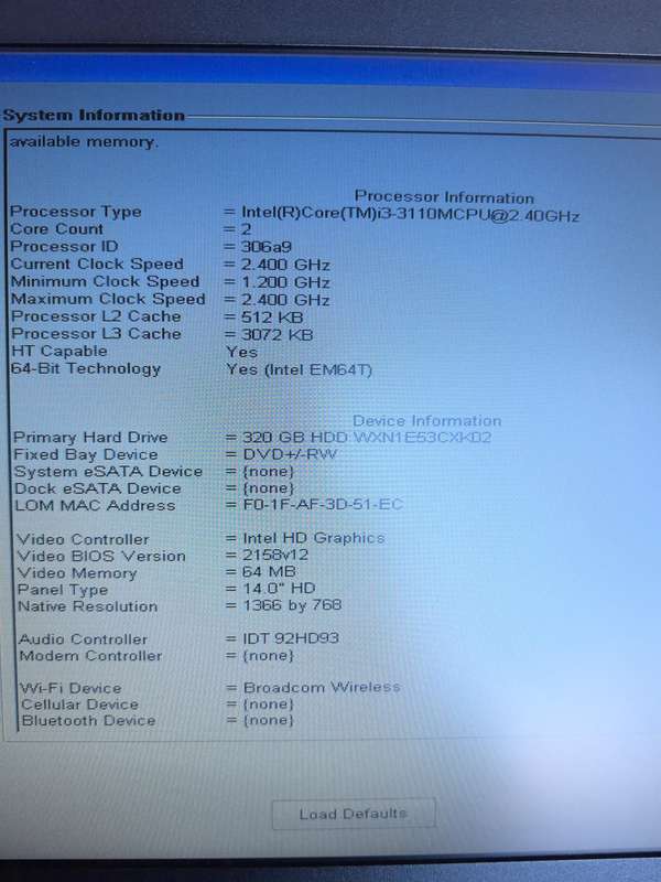 i3 Dell Latitude E5430