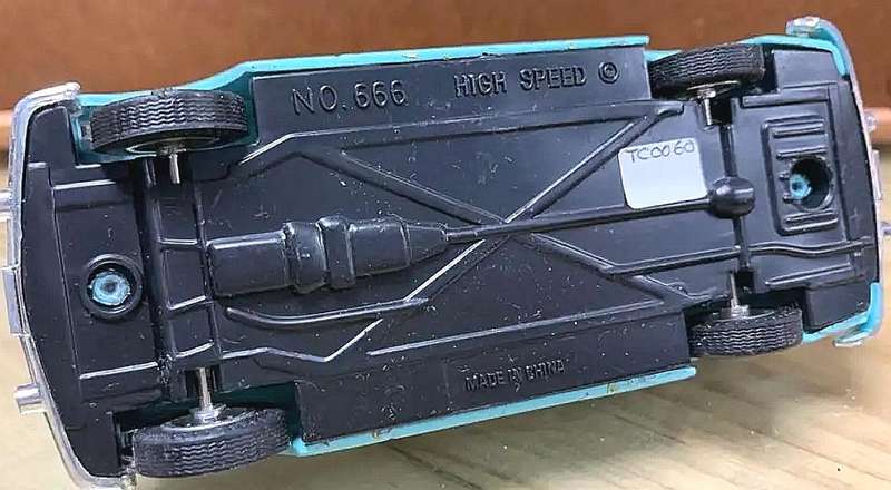 Vintage High Speed Die Cast Toy Car