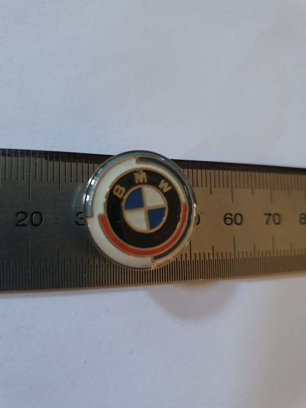 BMW M 50th Anniversary Logo Magnetic Pin Badge - Red