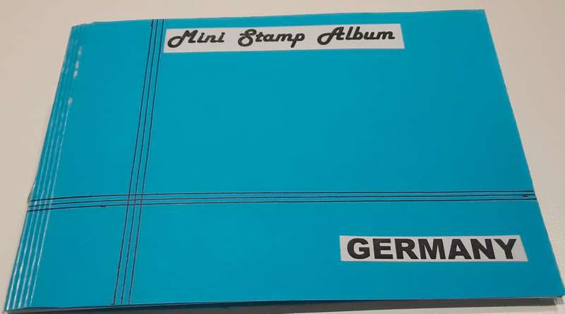 Rare Germany Stamps. Mini Stamp Album. A6. Some mint with gum & watermark. High Value. R5000. ref 3