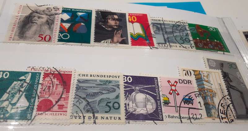 Rare Germany Stamps. Mini Stamp Album. A6. Some mint with gum & watermark. High Value. R5000. ref 3