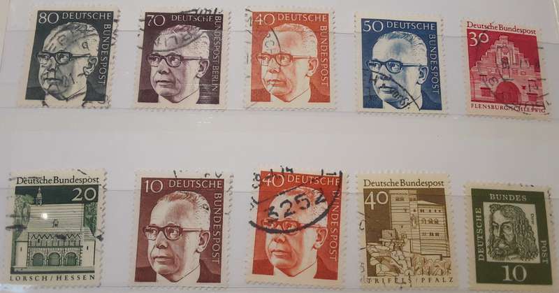 Rare Germany President Paul Hindenburg Set+ German Leaders. Mini Stamp Album. A6. Value R25000. Ref4