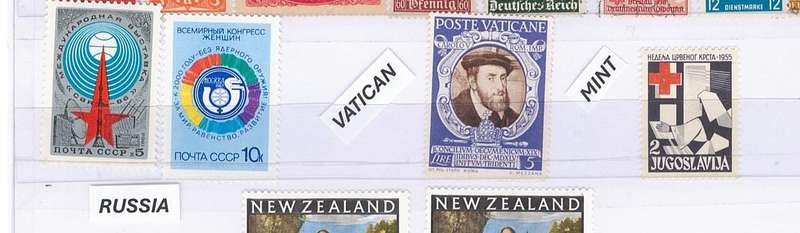 Germany, Russia, Vatican, England, Africa Stamps. Mint and Used. High Value