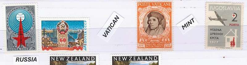 Germany, Russia, Vatican, England, Africa Stamps. Mint and Used. High Value