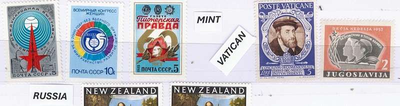 Germany, Russia, Vatican, England, Africa Stamps. Mint and Used. High Value