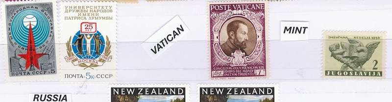 Germany, Russia, Vatican, England, Africa Stamps. Mint and Used. High Value