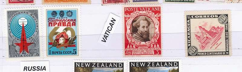 Germany, Russia, Vatican, England, Africa Stamps. Mint and Used. High Value