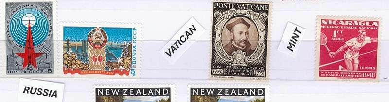 Germany, Russia, Vatican, England, Africa Stamps. Mint and Used. High Value