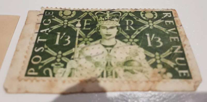ENGLAND HIGH VALUE STAMPS- PLATE 122