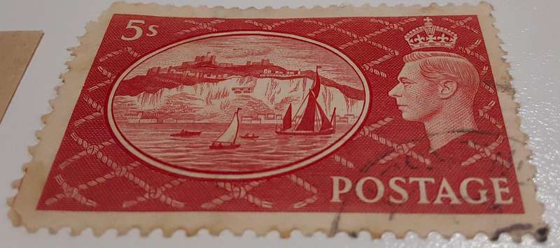 ENGLAND HIGH VALUE STAMPS- PLATE 122