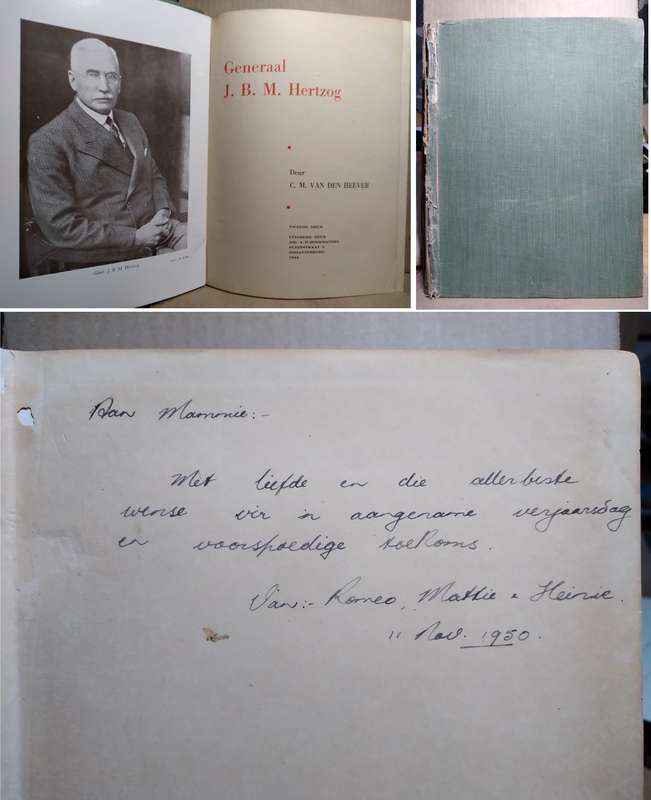 Generaal J.B.M Hertzog - C.M Van Der Heever (1944 Tweede Druk) + Extra