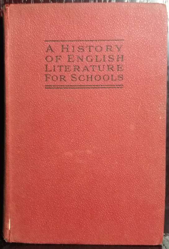 A History of English Literature for Schools - Herbert Hayens (Small Hardcover) 1950