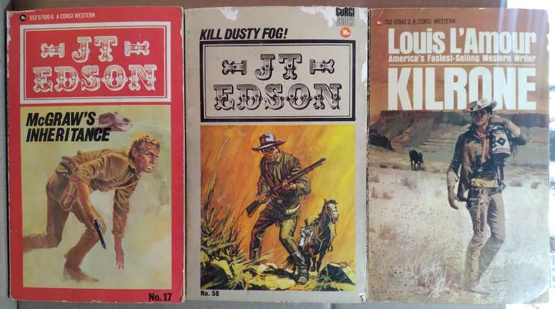 21x Mixed Westerns (14x Cleveland, 6x J.T Edson & 1x Louis L'Amour)