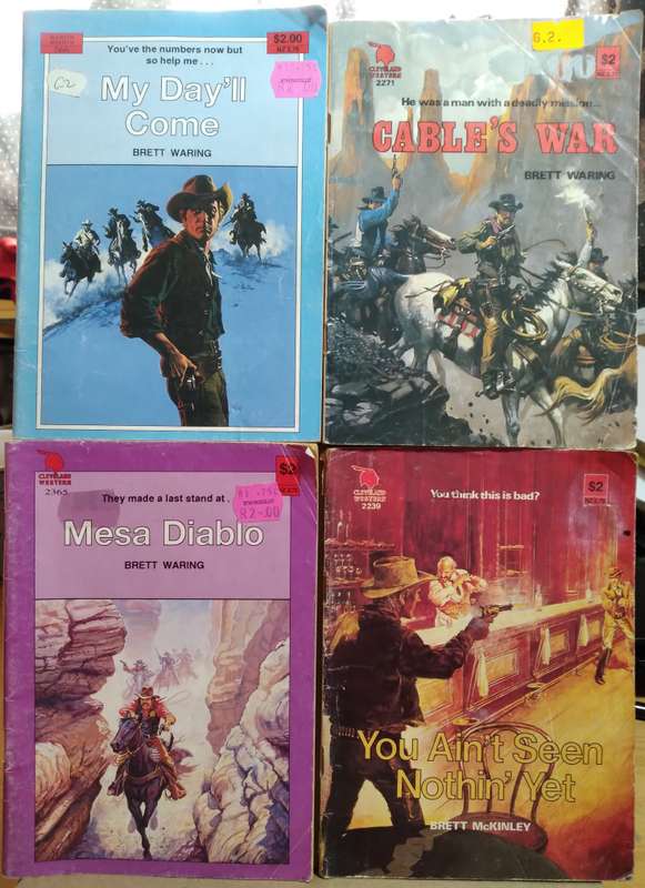 21x Mixed Westerns (14x Cleveland, 6x J.T Edson & 1x Louis L'Amour)