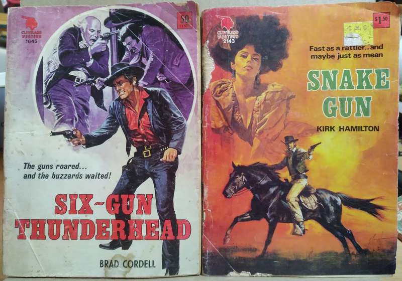 21x Mixed Westerns (14x Cleveland, 6x J.T Edson & 1x Louis L'Amour)
