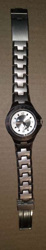 Justin Crystal Swiss Movt Timepiece Collection Men's Wrist Watch (Non Working) Swiss Movement 3600G