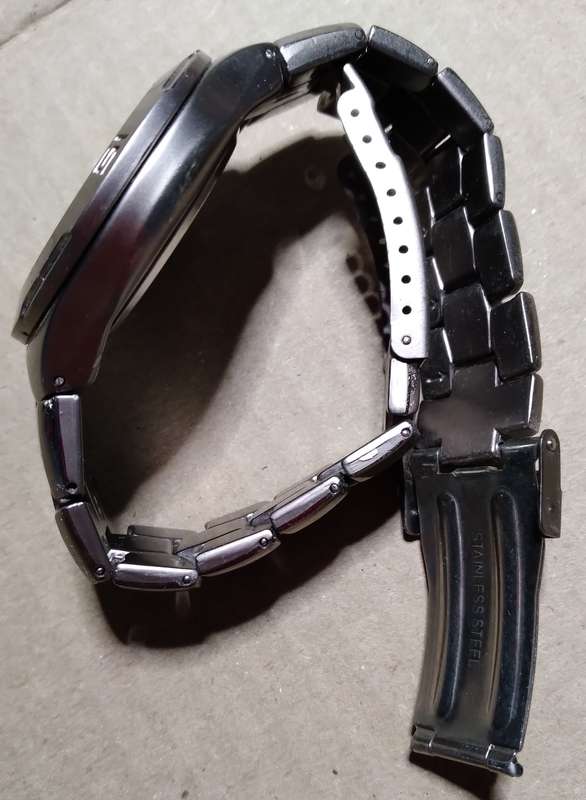 Justin Crystal Swiss Movt Timepiece Collection Men's Wrist Watch (Non Working) Swiss Movement 3600G