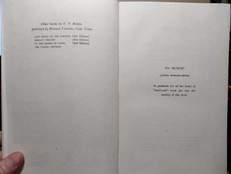 The Ivory Trail - T.V Bulpin (1955 Hardcover)