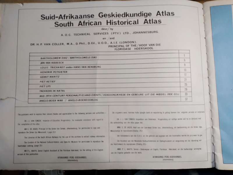 Suid-Afrikaanse Geskiedkunige Atlas vir Skole