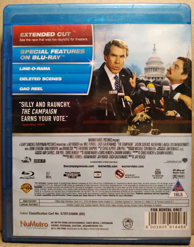 The Campaing (Blu-Ray DVD)