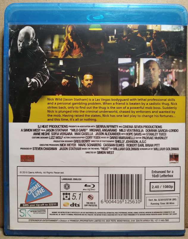 Wild Card (Blu-Ray DVD)