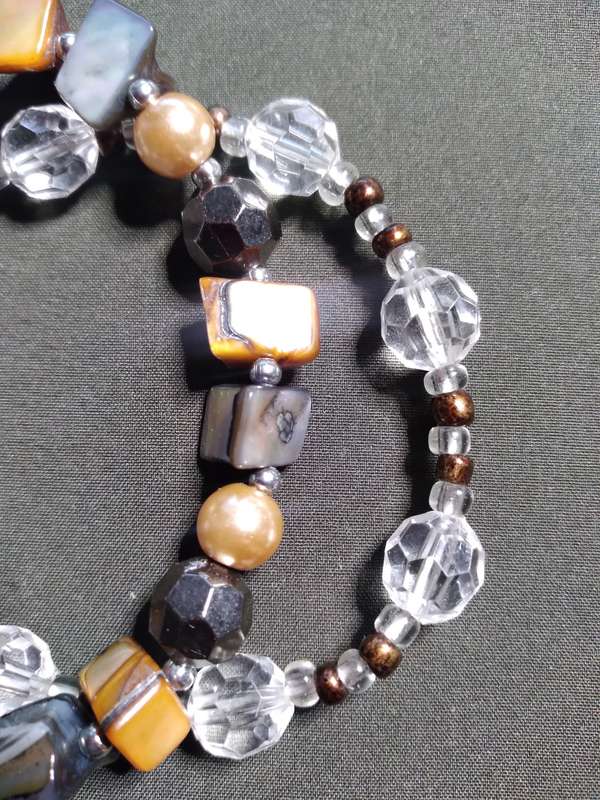 Beautiful 2pc (19cm) Women's Bracelets - Handmade