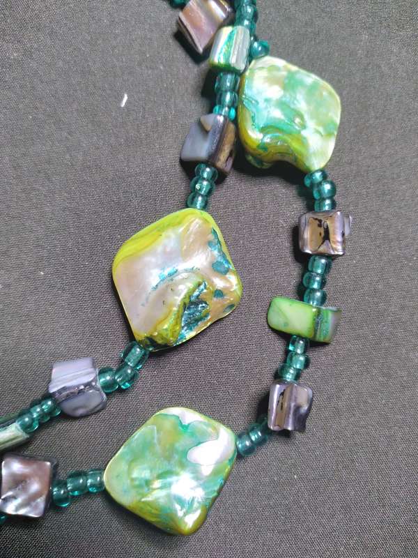 Beautiful Opera (70-85cm) Women's Glass Bead & Pebble Necklace