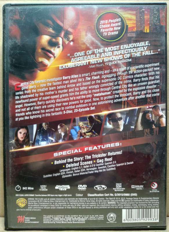 The Flash (The Complete First Season)  5 Disc Set