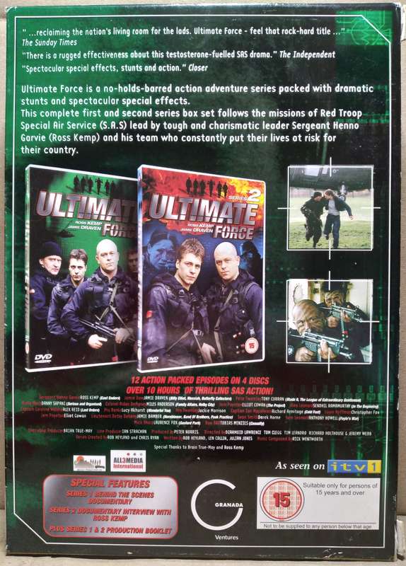 Ultimate Force Series 1 & 2 - Ross Kemp & Jamie Draven (Collectors Edition) DVD Set