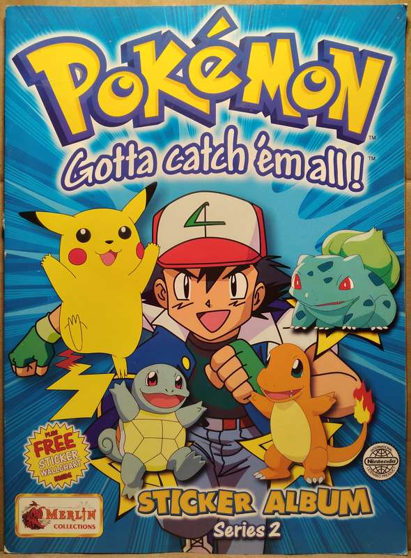 Pokemon Gotta Catch em all Sticker Album Series 2 - Merlin Collections (Album Only - NO STICKERS)