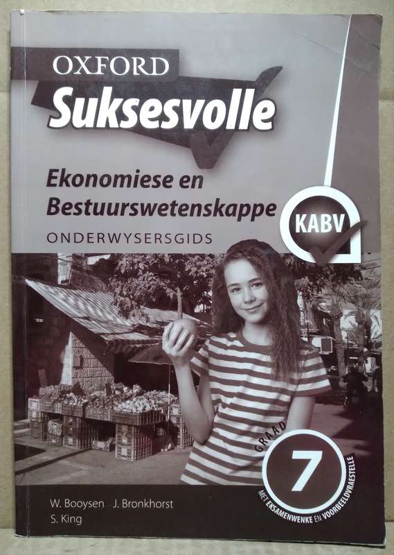 Ekonomiese en Bestuurswetenskappe Graad 7 (Onderwysergids) - W. Booysen (Oxford) - Disc Not Included