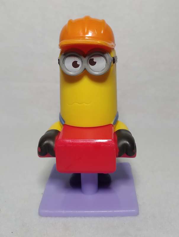 McDonalds Toy: Minion The Rise of Gru - Minion Jackhammer Kevin