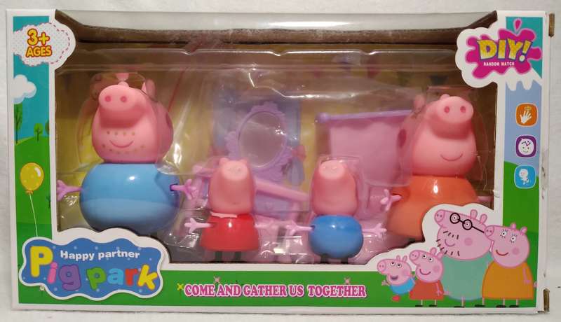 Peppa Pig Family Set - Pretend Play - Kids Toys