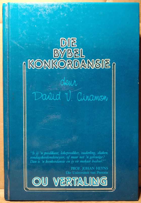 Die Bybel Konkordansie - David C. Cinamon