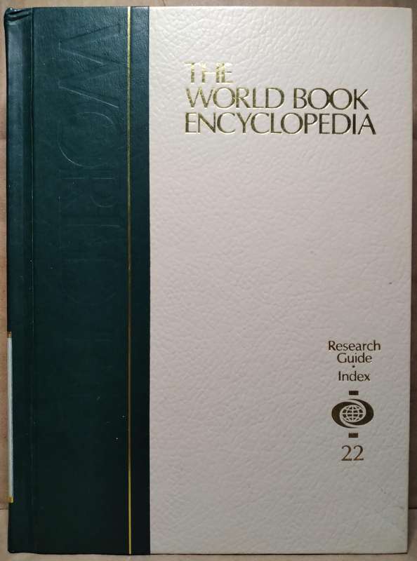 The World Book Encyclopedia Research Guide Index Vol 22 - World Book Inc.