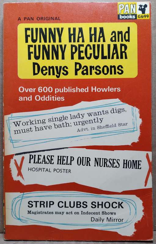 Funny Ha Ha and Funny Peculiar - Denys Parsons